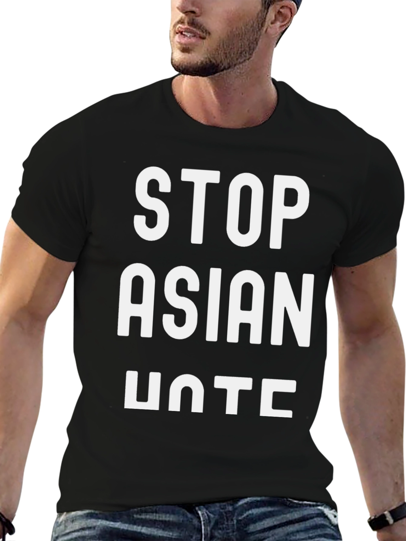 Stop Asian Hate T-Shirt - Black