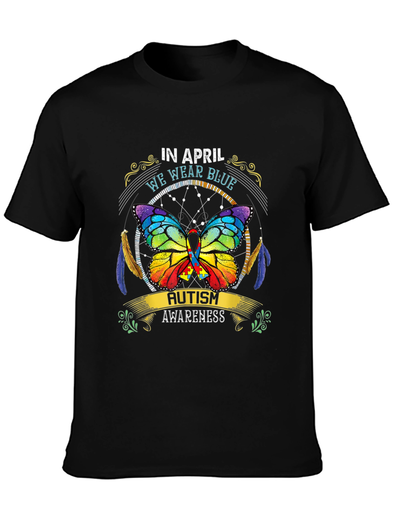 Autism Awareness Butterfly T-Shirt