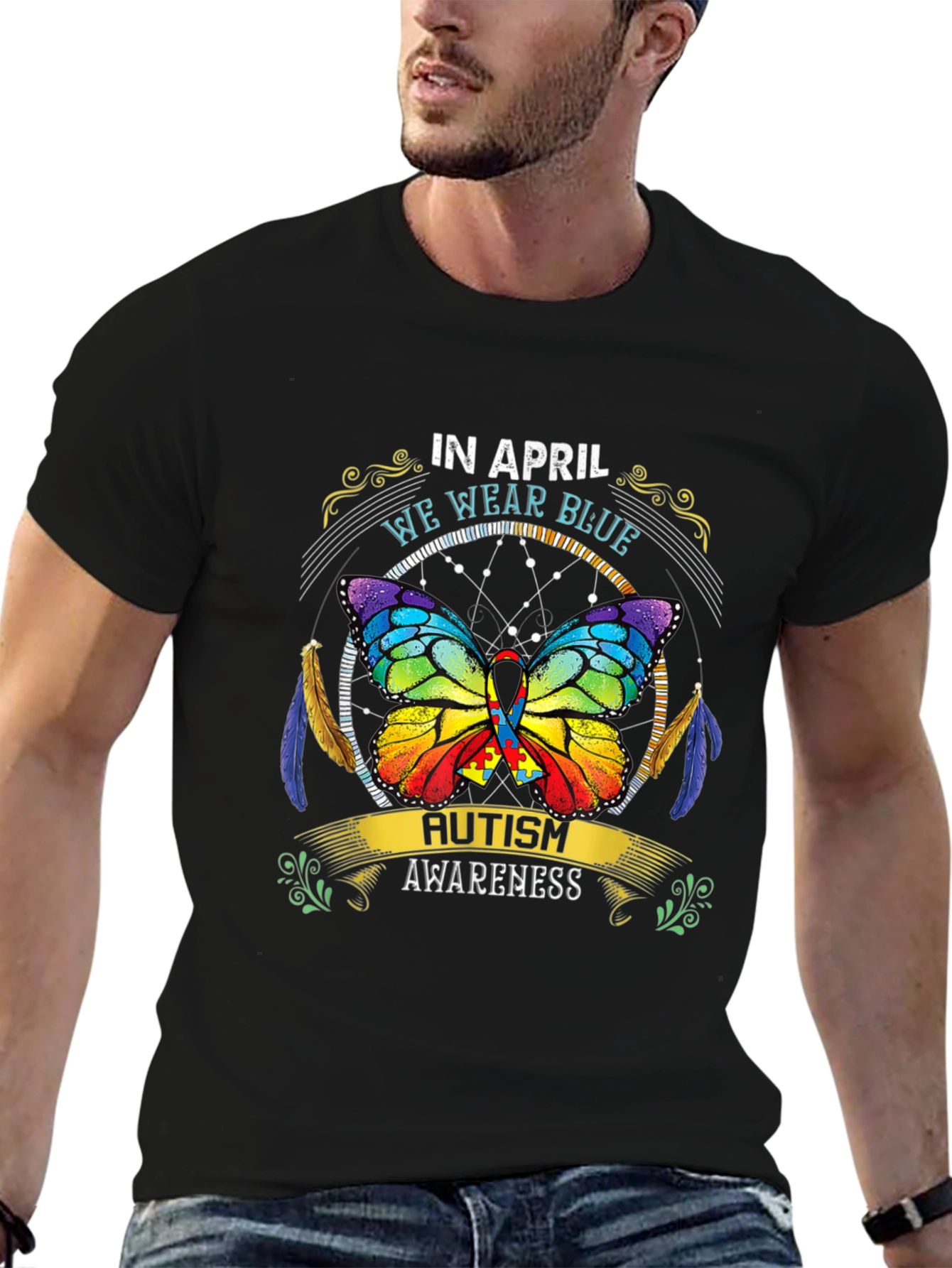 Autism Awareness Butterfly T-Shirt