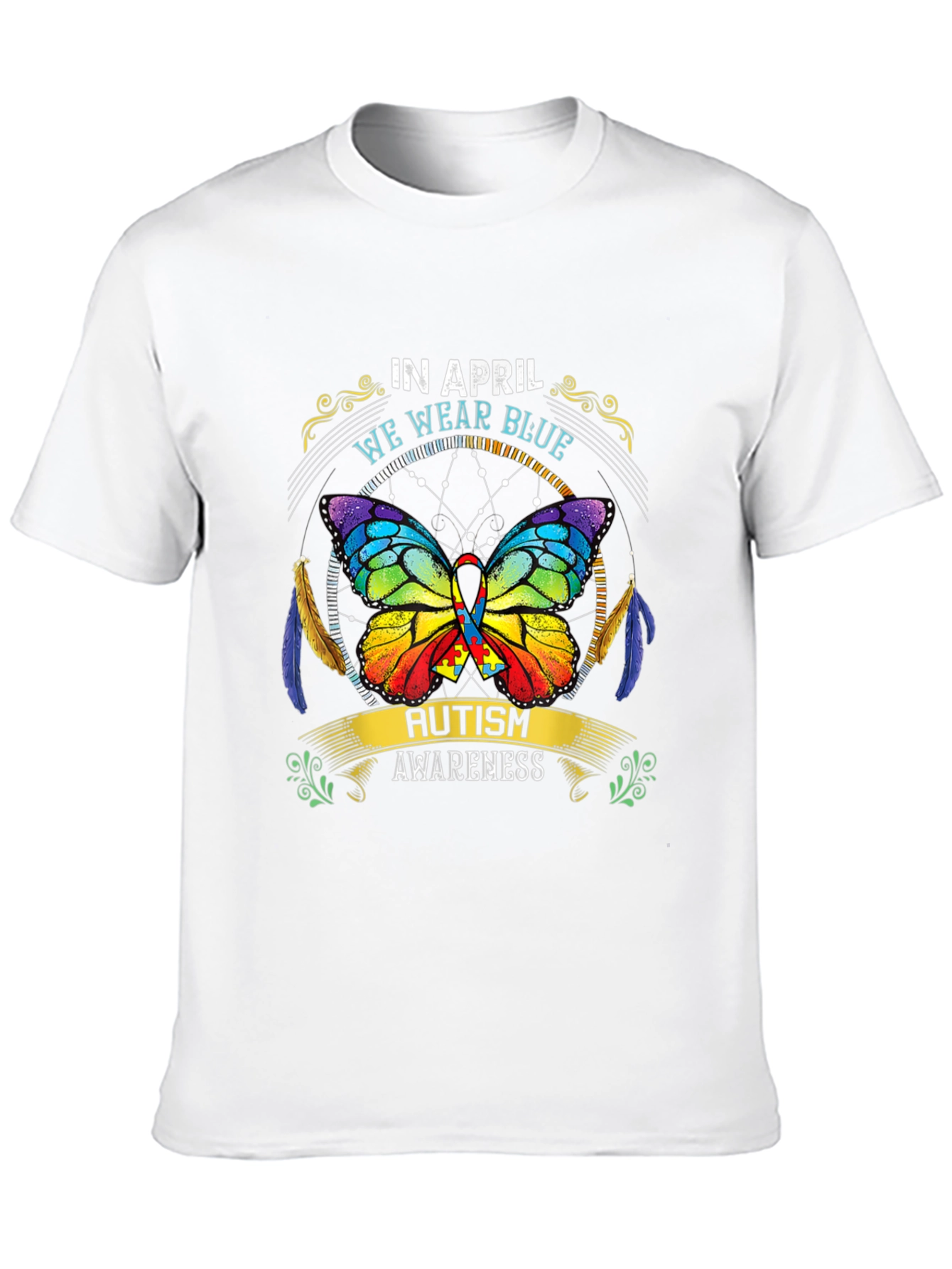 Autism Awareness Butterfly T-Shirt