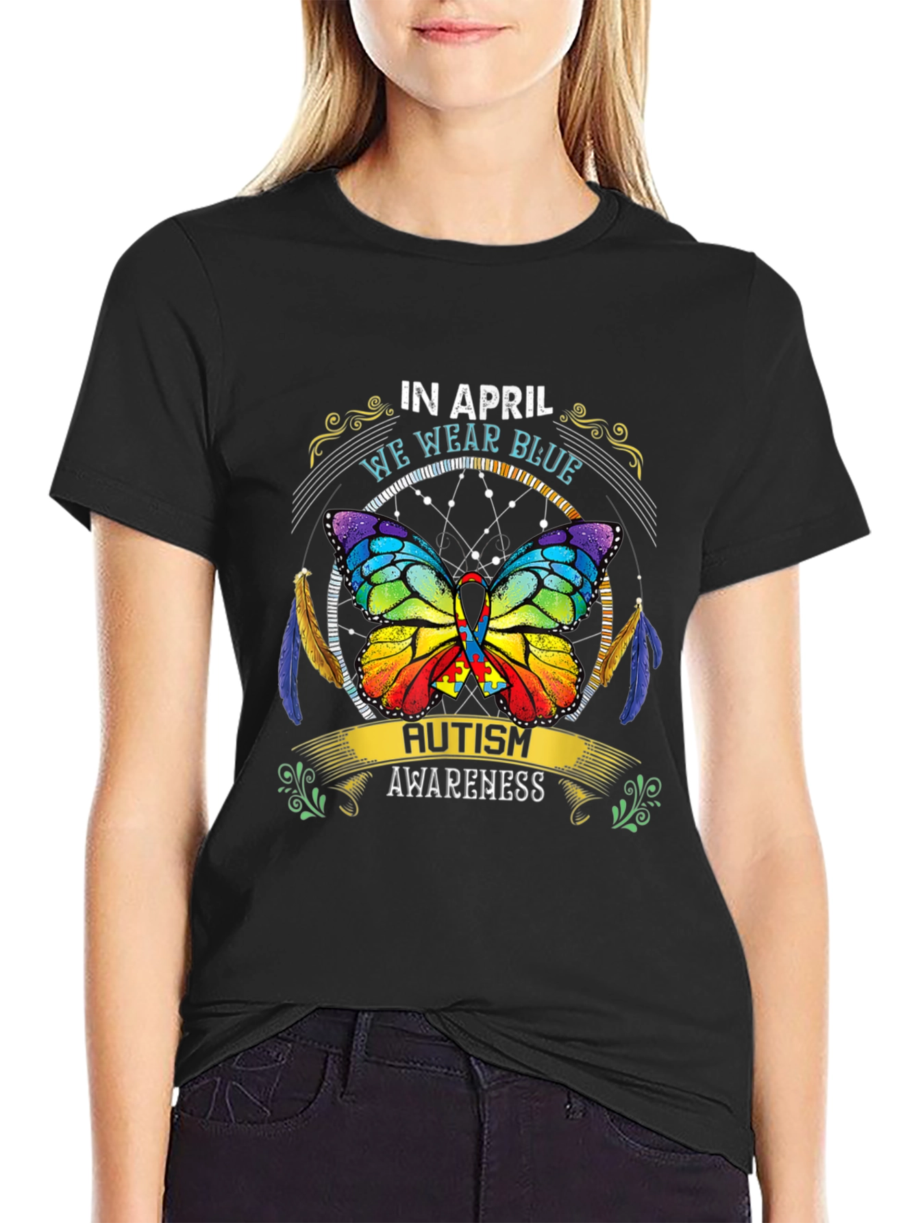 Autism Awareness Butterfly T-Shirt