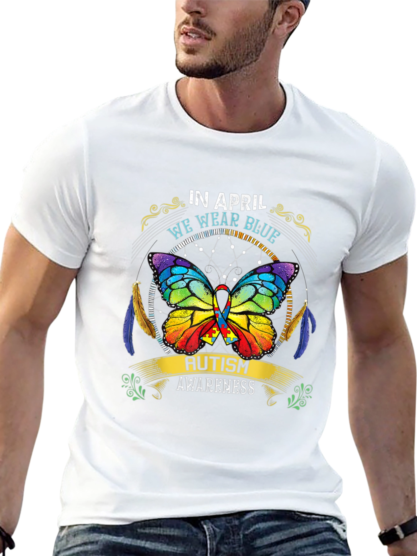 Autism Awareness Butterfly T-Shirt