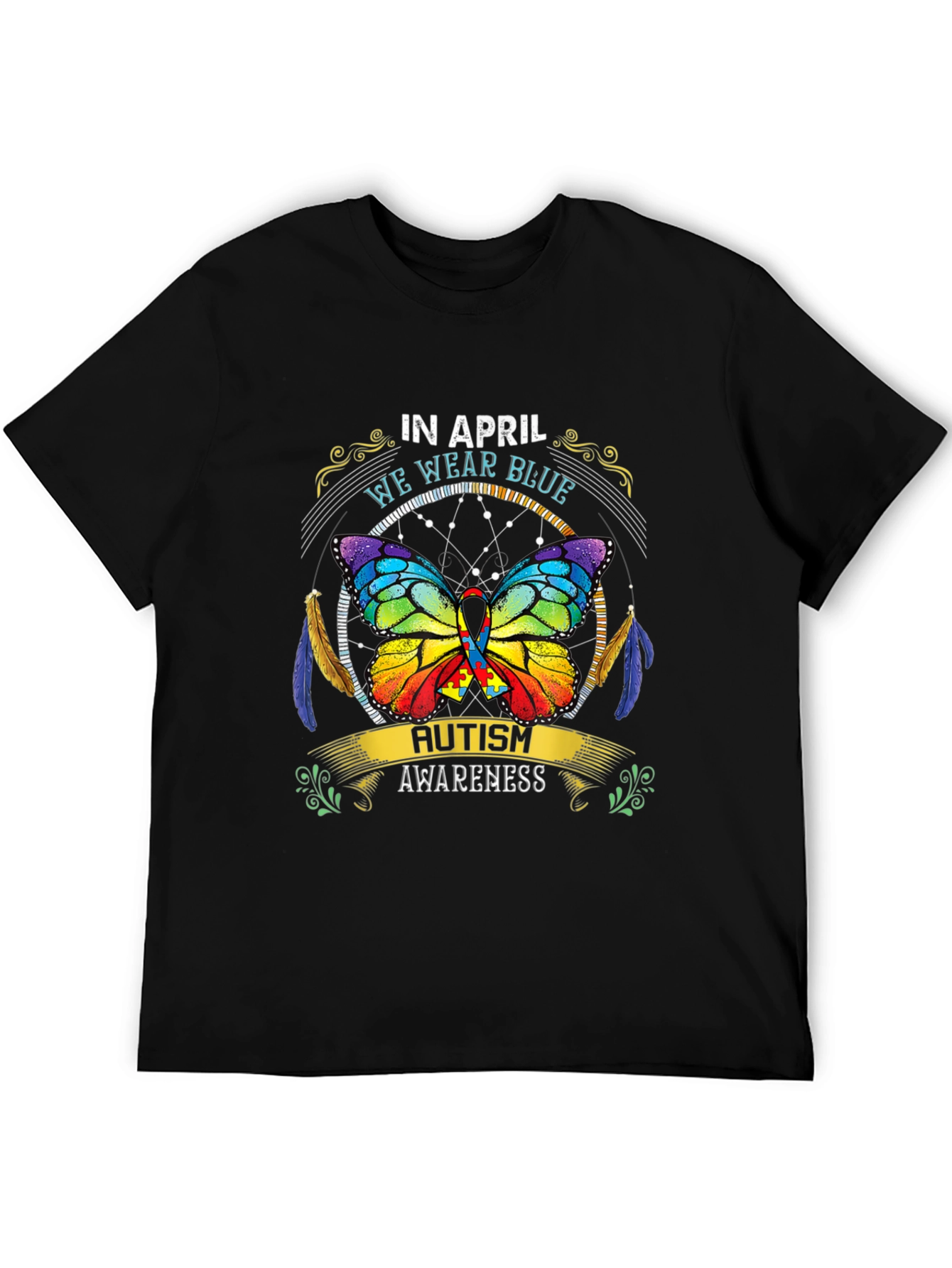 Autism Awareness Butterfly T-Shirt