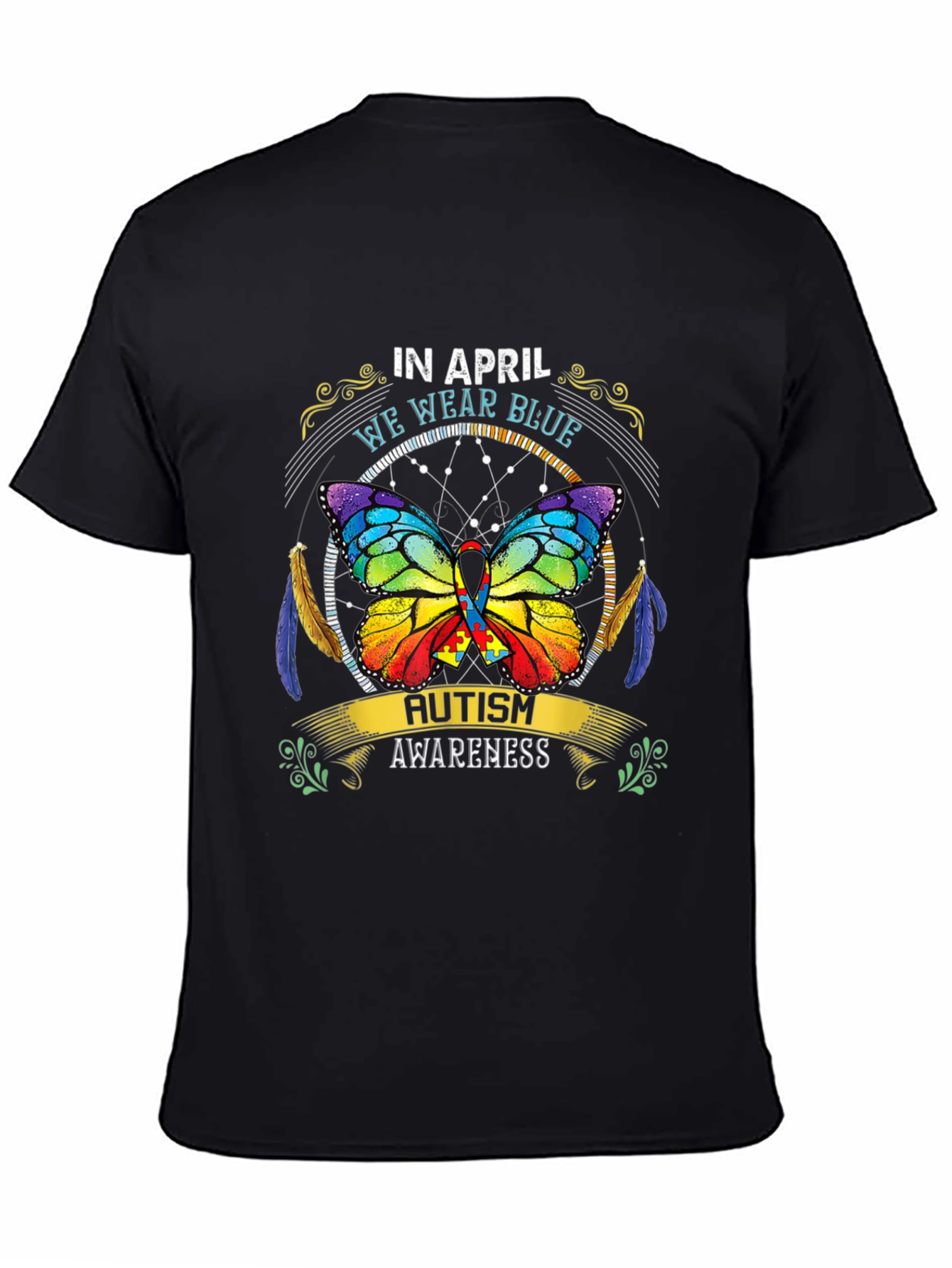 Autism Awareness Butterfly T-Shirt