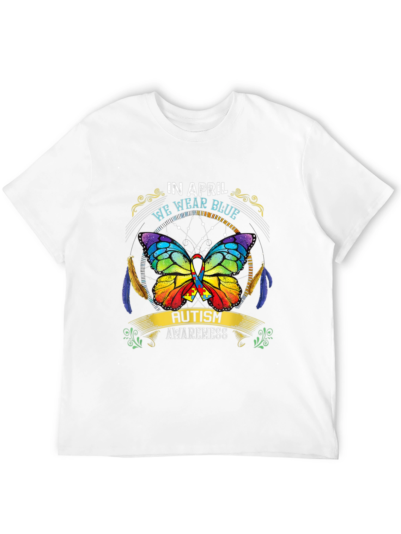 Autism Awareness Butterfly T-Shirt