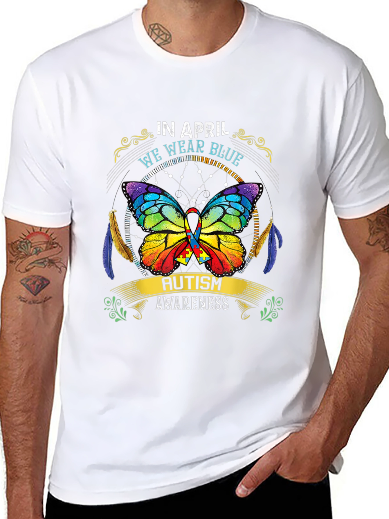 Autism Awareness Butterfly T-Shirt