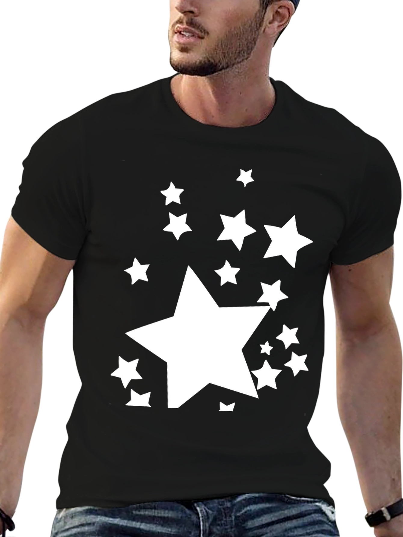 Starry Night Black Tee