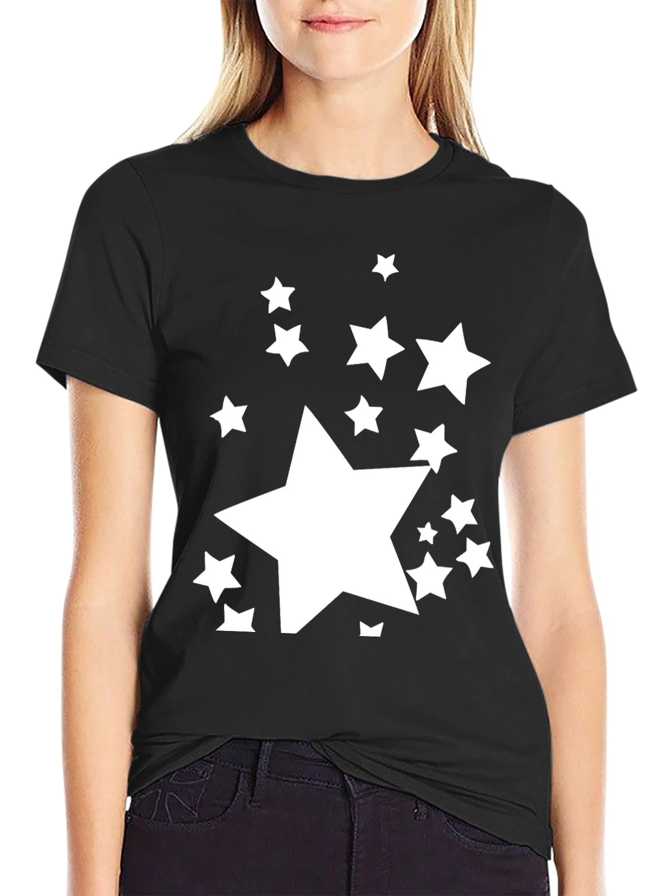 Starry Night Black Tee