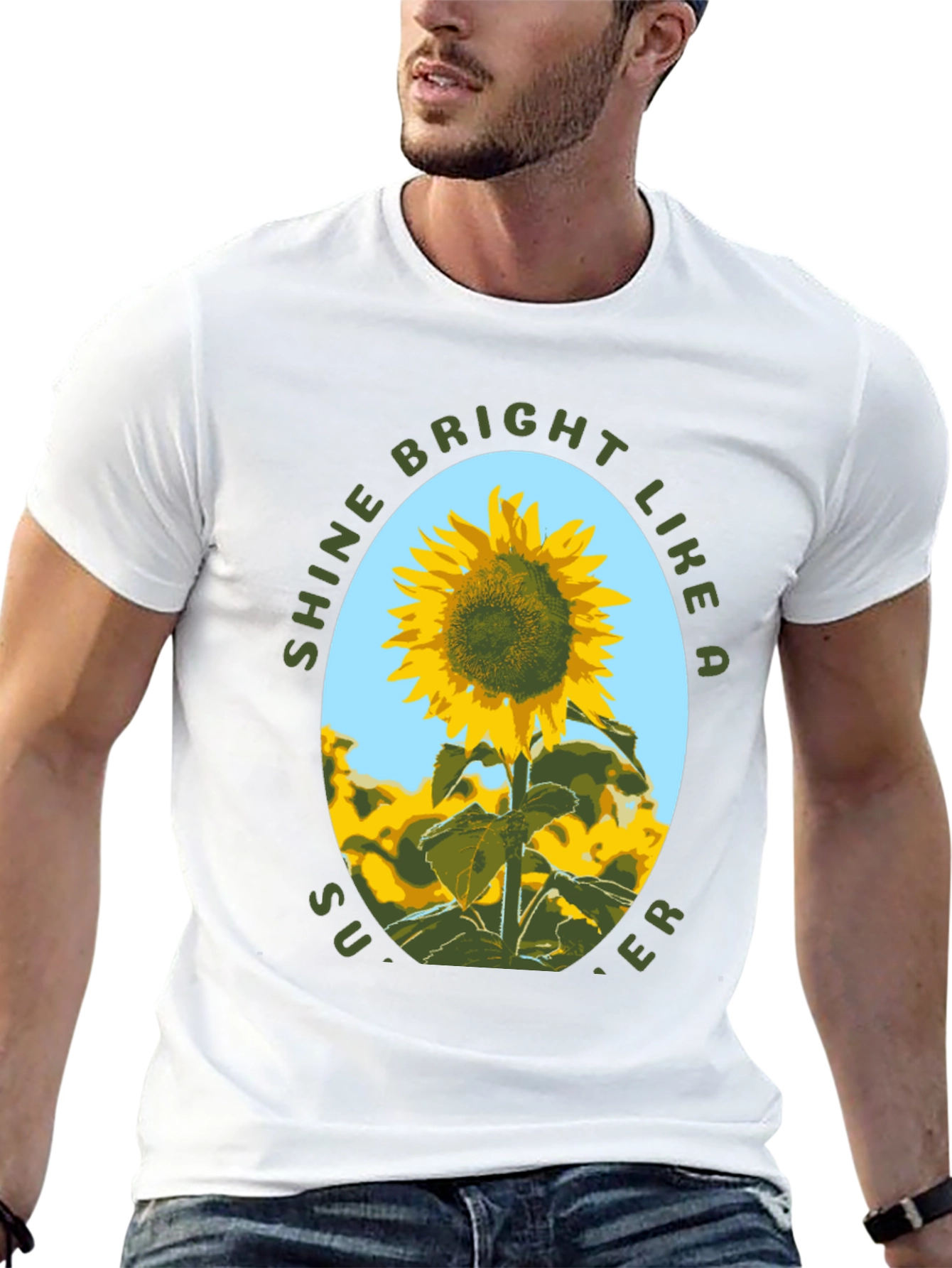 Sunflower Shine Bright Graphic T-Shirt