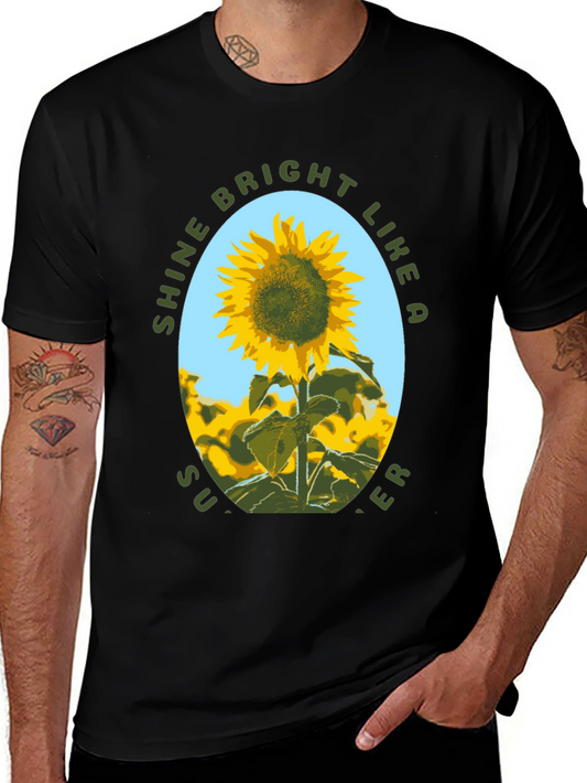 Sunflower Shine Bright Graphic T-Shirt