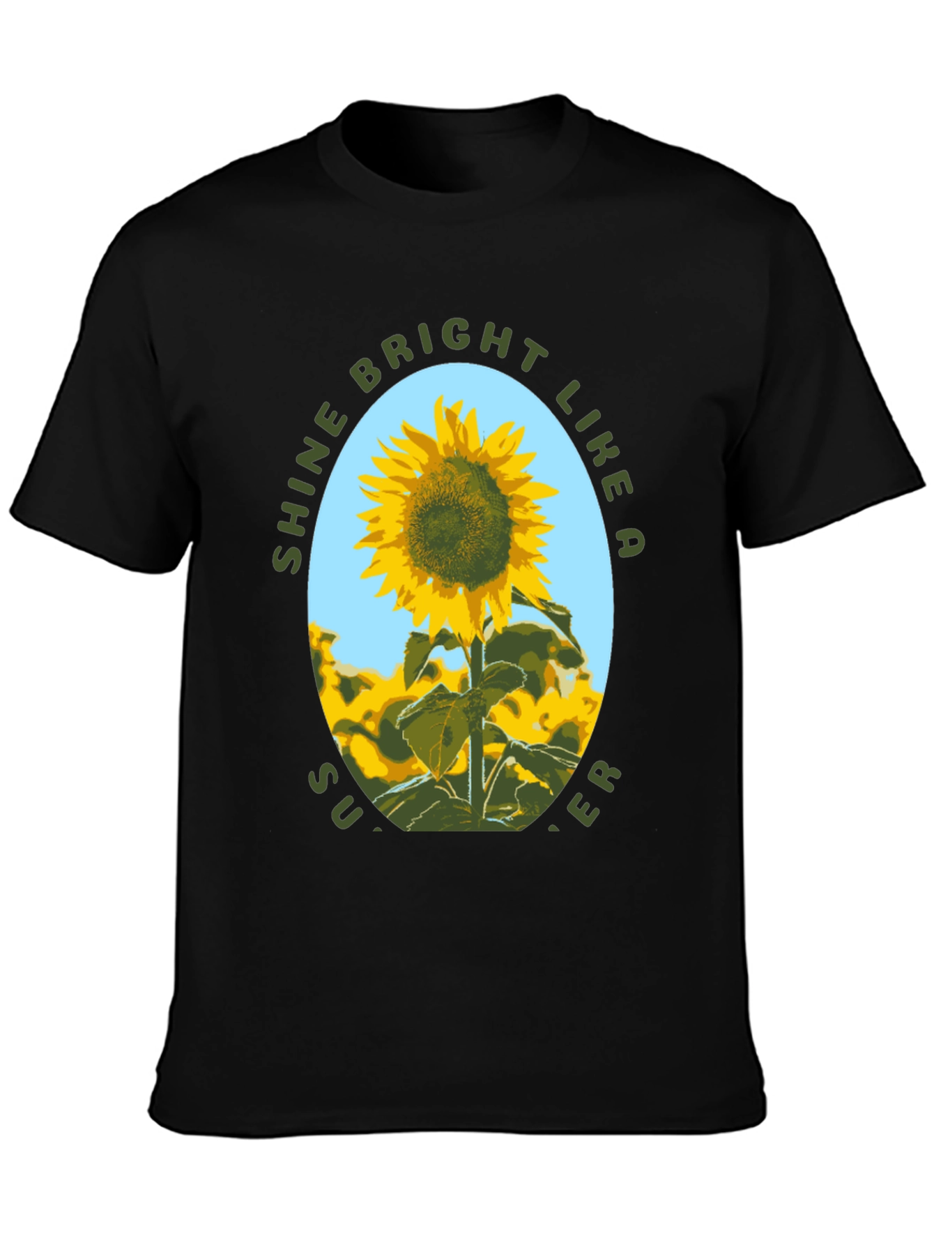 Sunflower Shine Bright Graphic T-Shirt