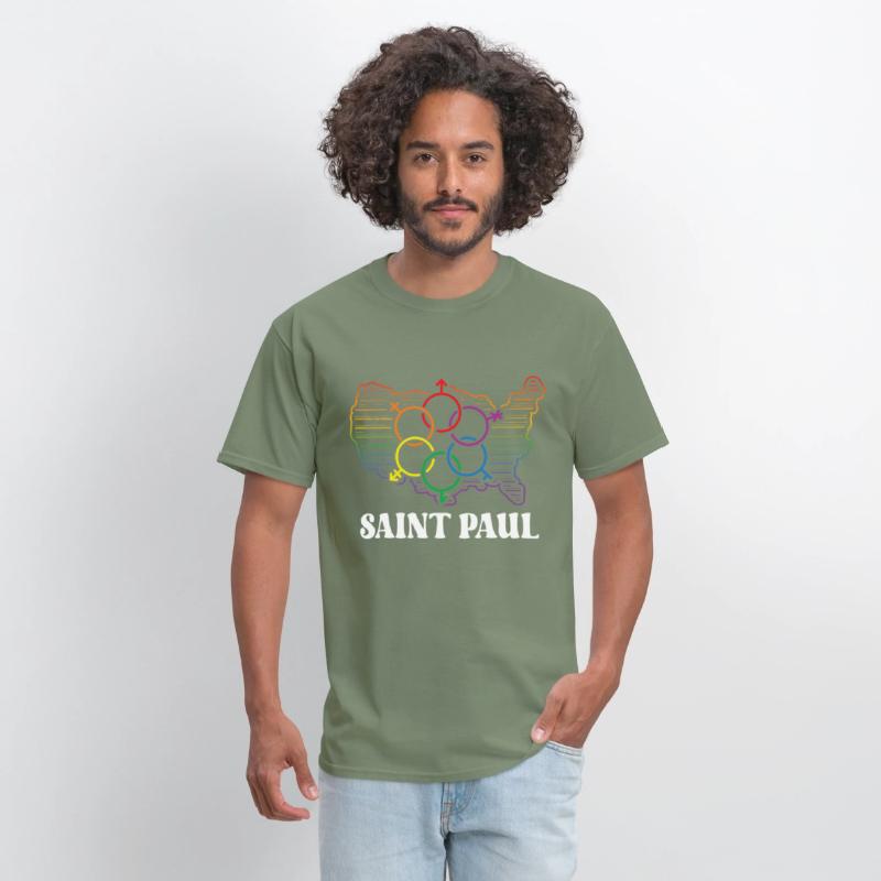 Saint Paul Pride Month Pride Flag LGBT Community L