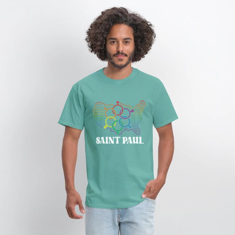 Saint Paul Pride Month Pride Flag LGBT Community L