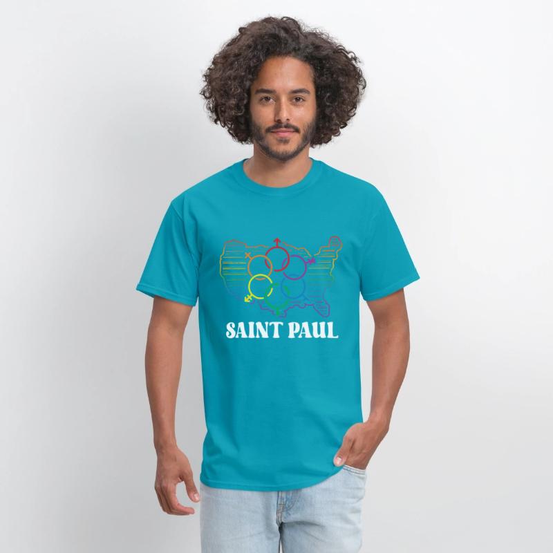 Saint Paul Pride Month Pride Flag LGBT Community L