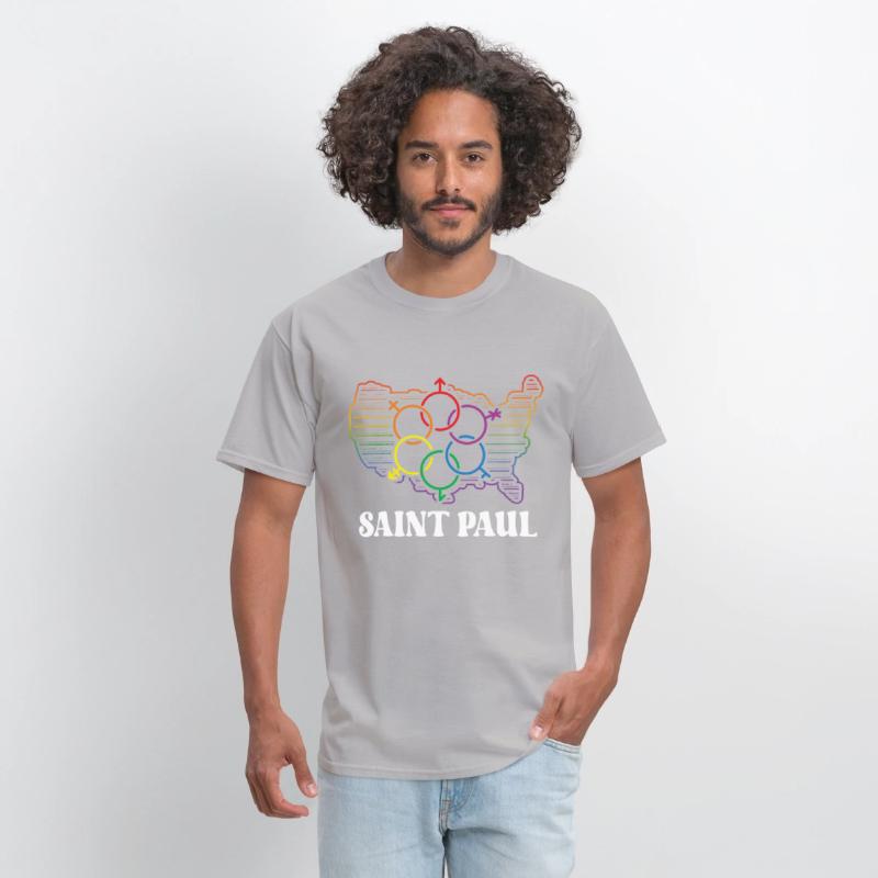 Saint Paul Pride Month Pride Flag LGBT Community L