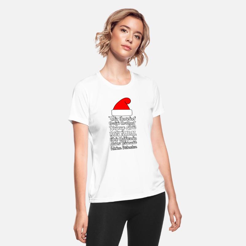 Santa Hat, Christmas Greetings In Many Languages