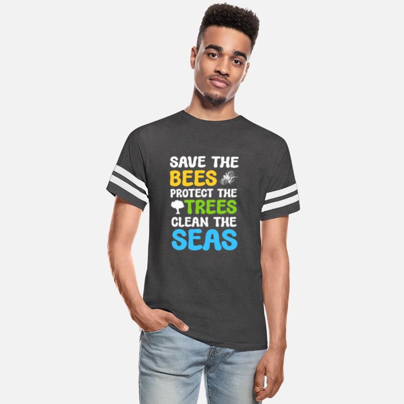 Save the Bees Protect the Trees Clean the Seas
