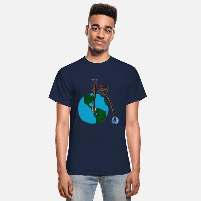 Save The Planet Earth Penny Farthing Bicycle Art