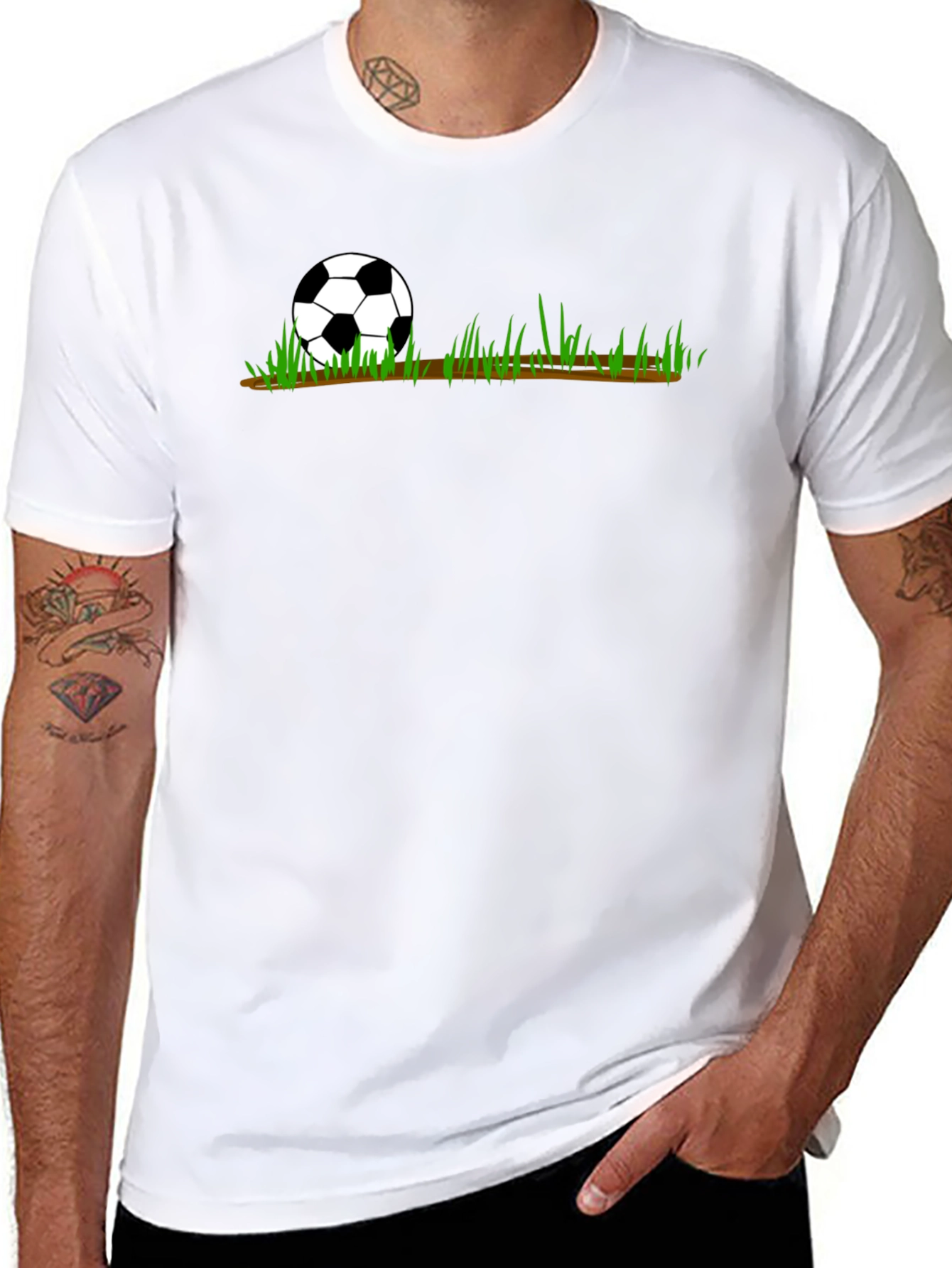 Soccer Ball Graphic Tee - Classic Black T-Shirt