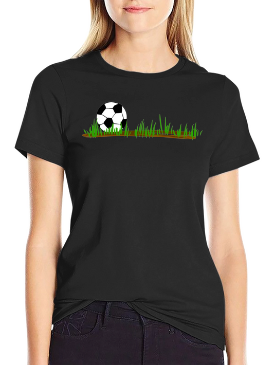 Soccer Ball Graphic Tee - Classic Black T-Shirt