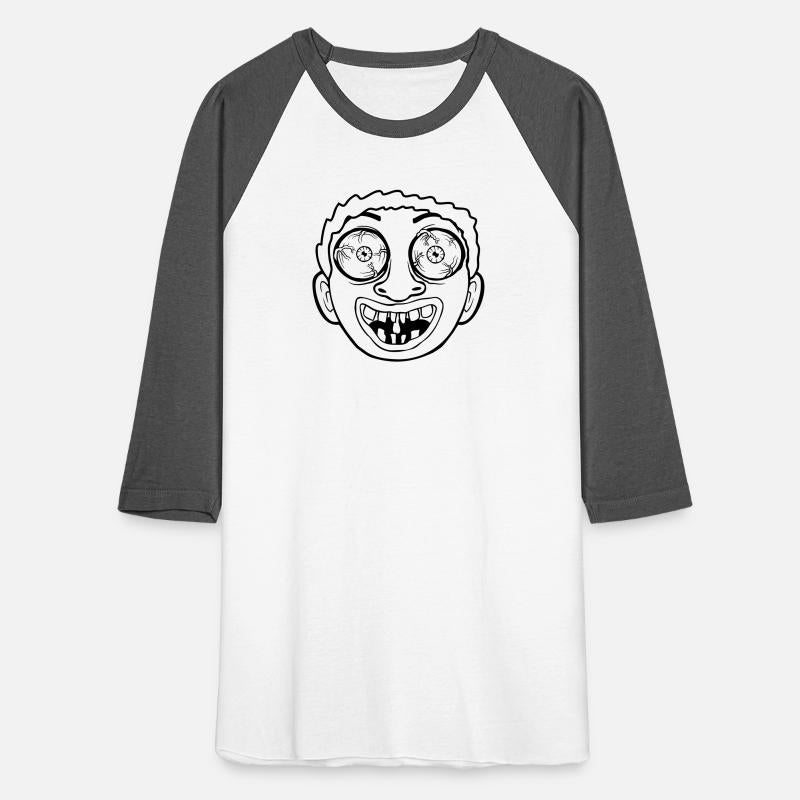 Scary crazy horror face
