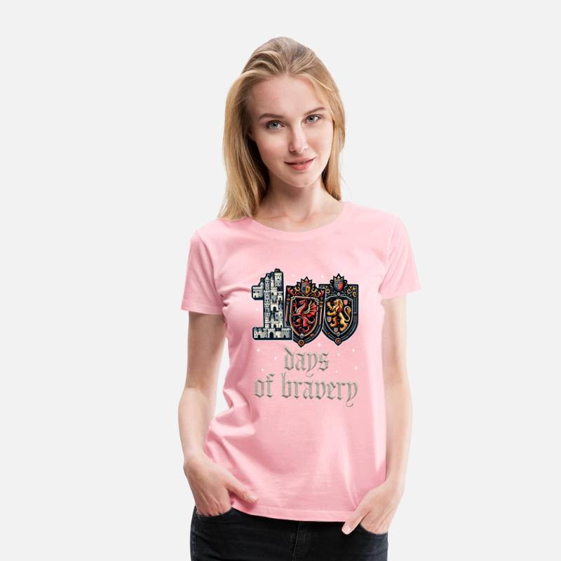 School Shirt, 100 Days Of Bravery Castle Towers