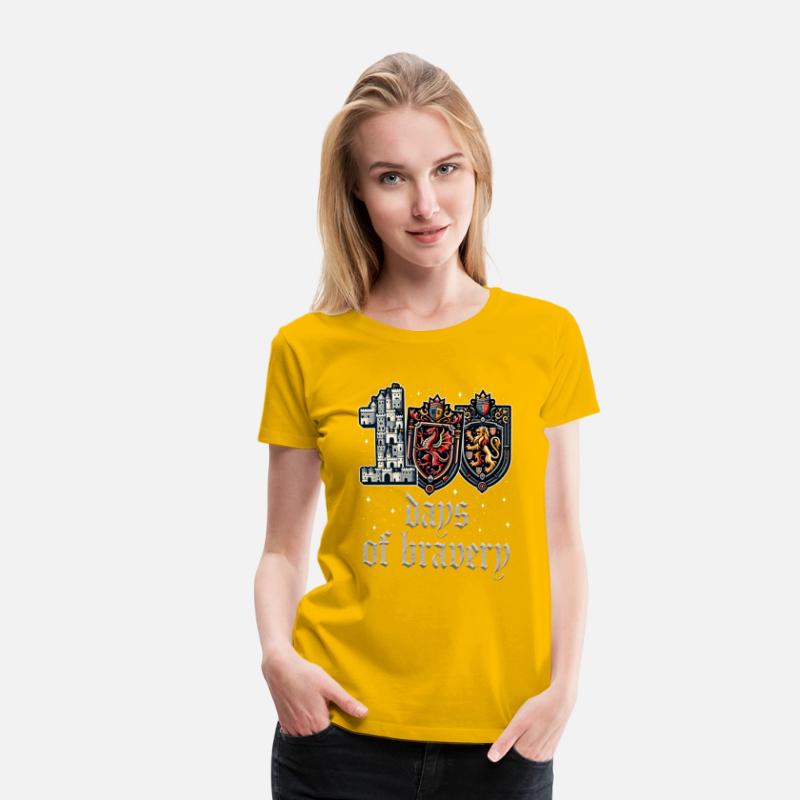 School Shirt, 100 Days Of Bravery Castle Towers