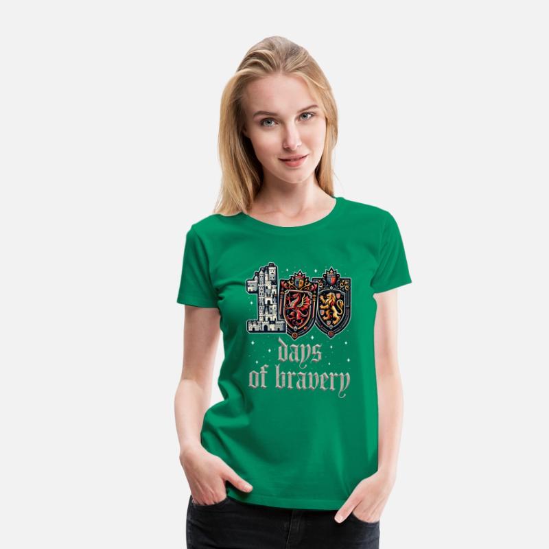 School Shirt, 100 Days Of Bravery Castle Towers