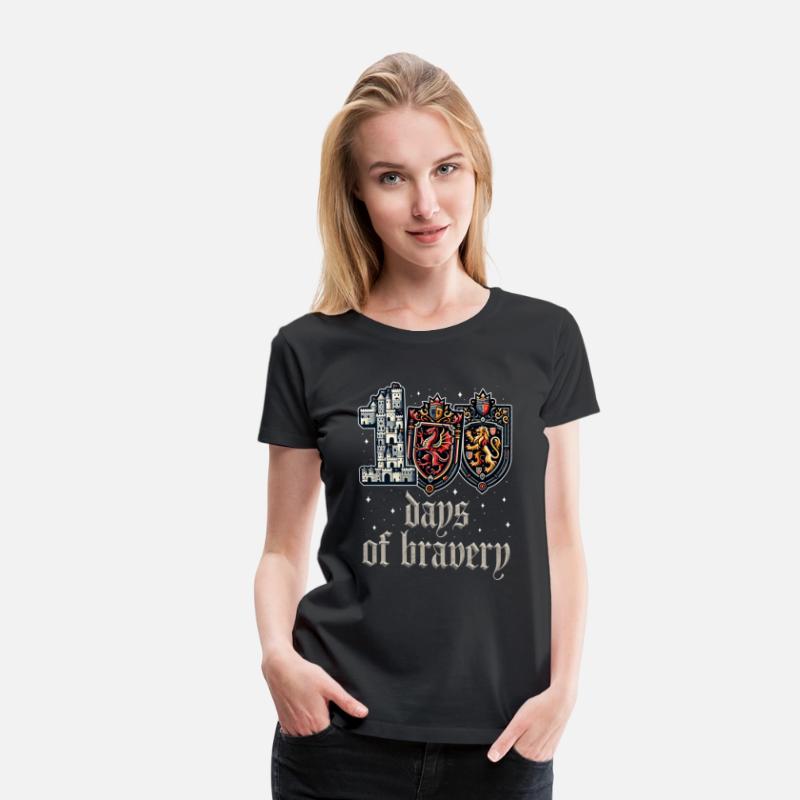 School Shirt, 100 Days Of Bravery Castle Towers