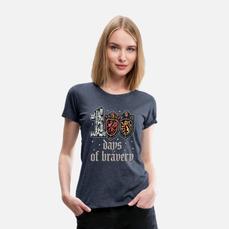 School Shirt, 100 Days Of Bravery Castle Towers