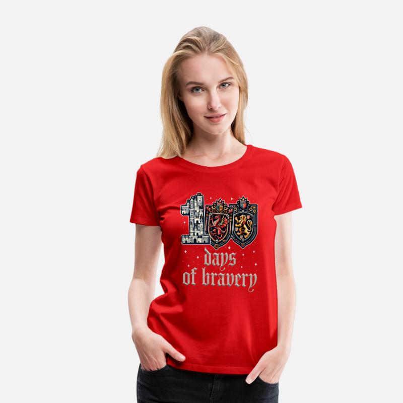 School Shirt, 100 Days Of Bravery Castle Towers