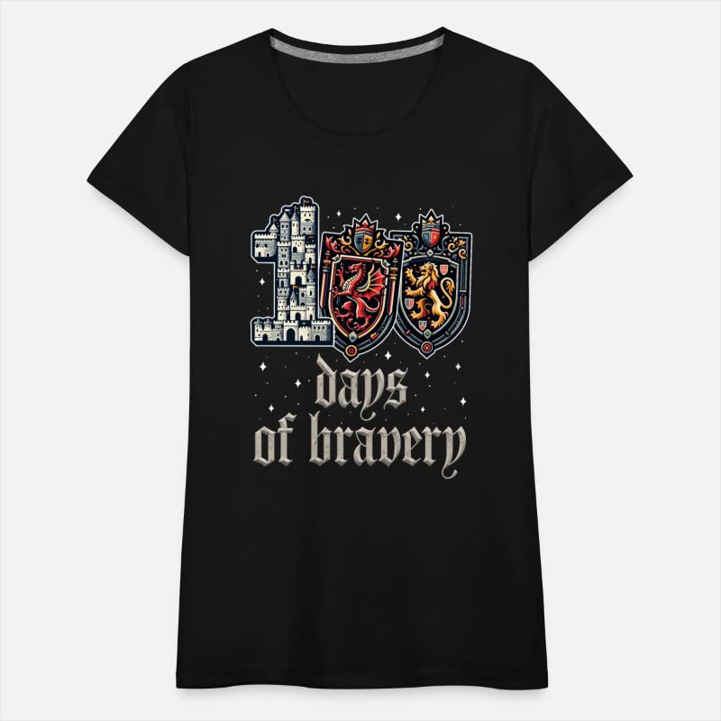 School Shirt, 100 Days Of Bravery Castle Towers