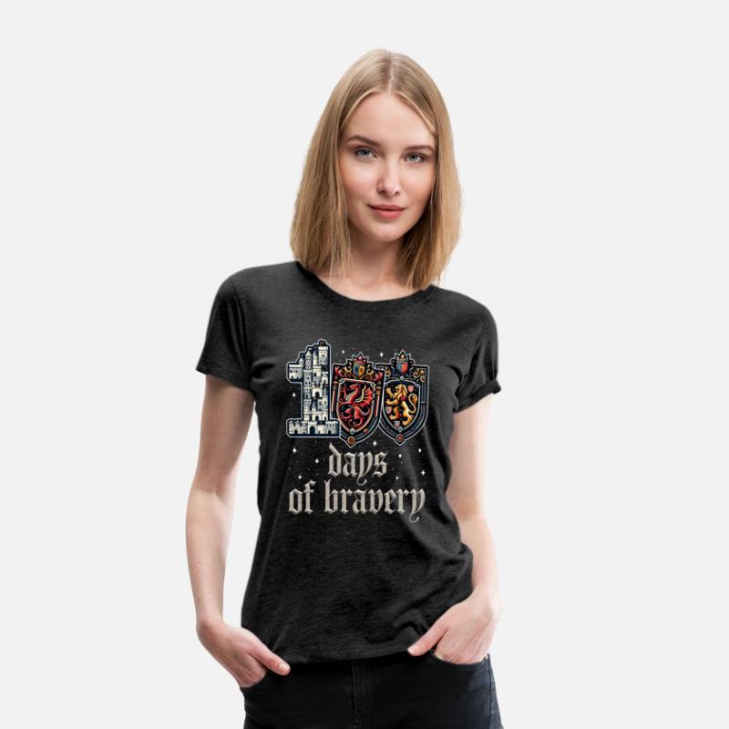 School Shirt, 100 Days Of Bravery Castle Towers