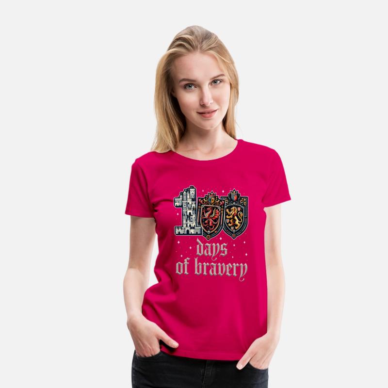 School Shirt, 100 Days Of Bravery Castle Towers