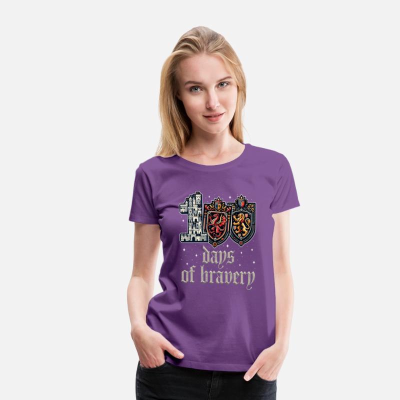School Shirt, 100 Days Of Bravery Castle Towers