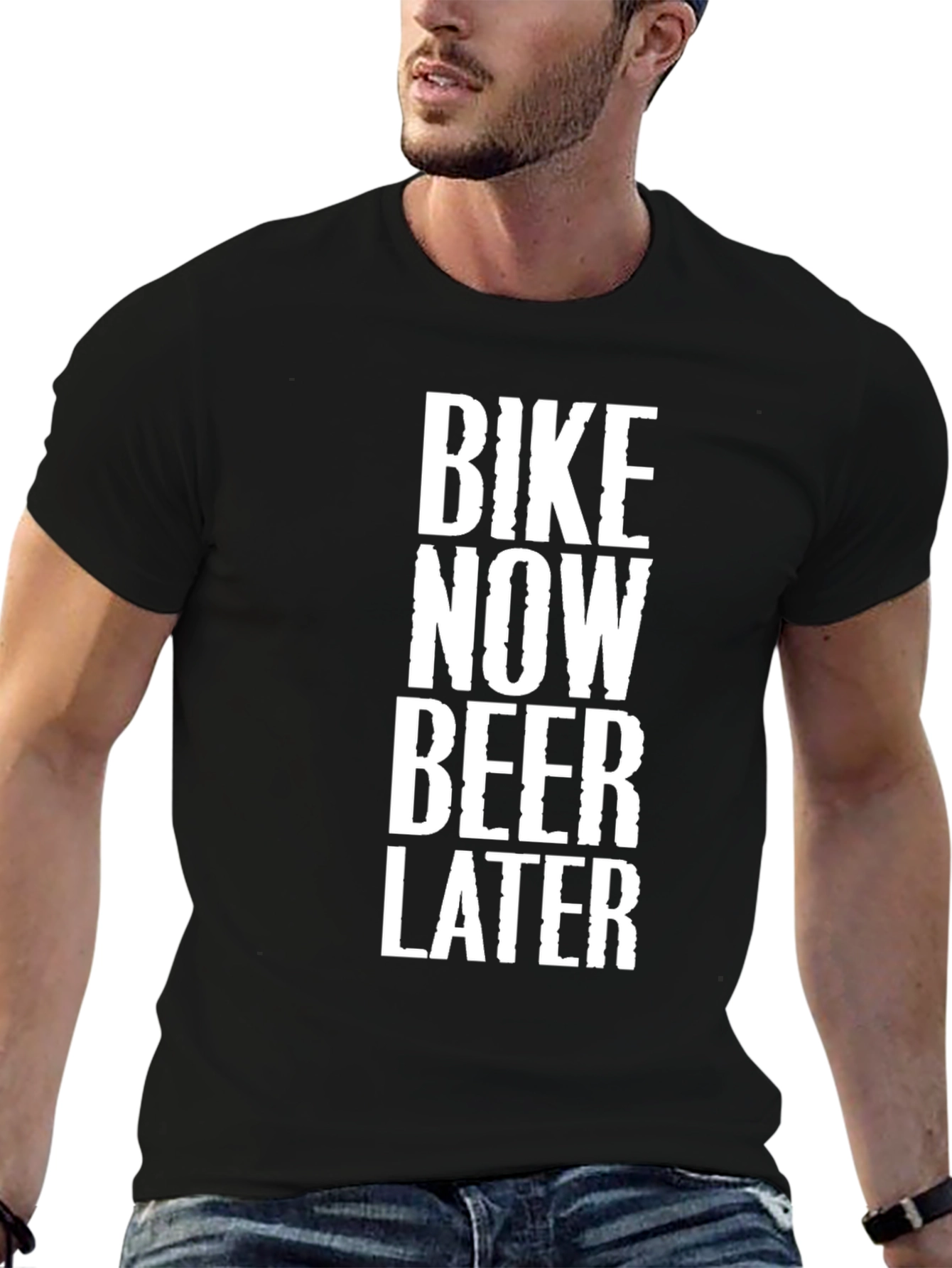 Bike Now Beer Later Graphic Tee