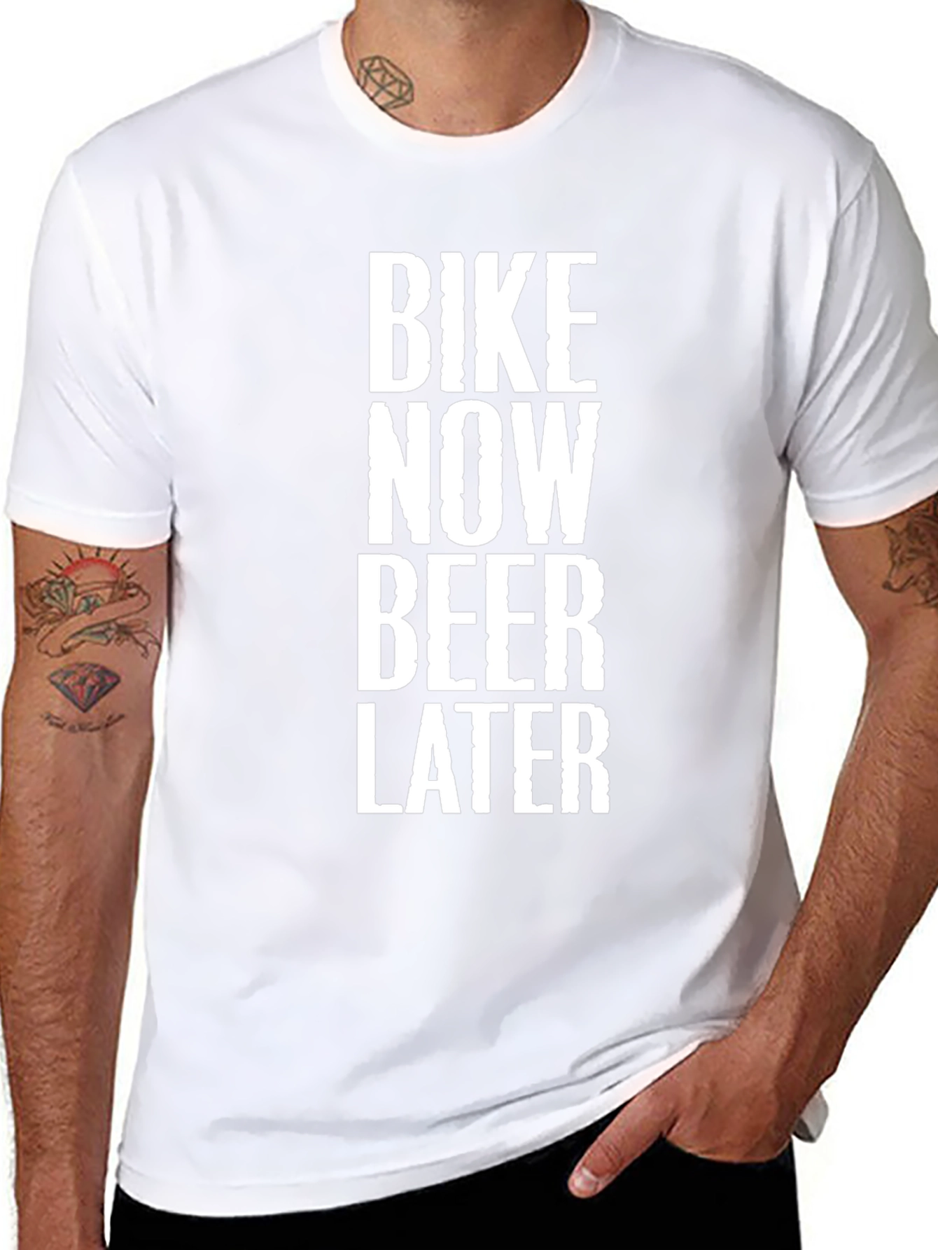 Bike Now Beer Later Graphic Tee