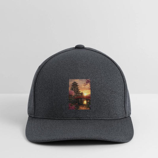 Serene Japanese Castle Sunset Scene