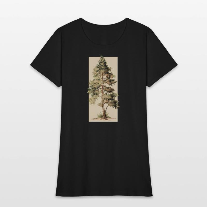 Serenity in Nature: Cedar Tree Art