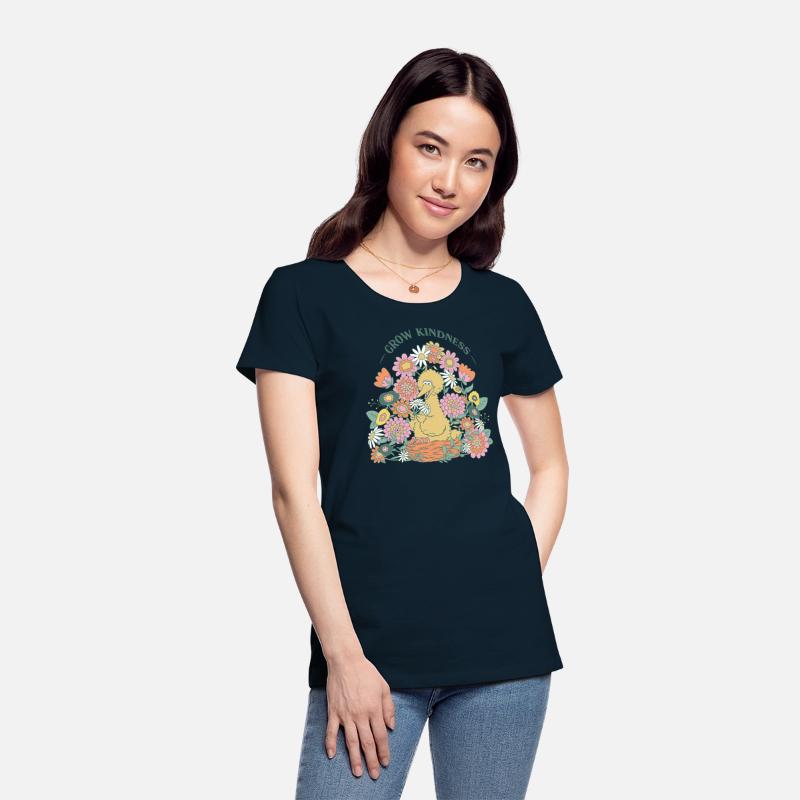 Sesame Street Big Bird With Flowers Grow Kindness