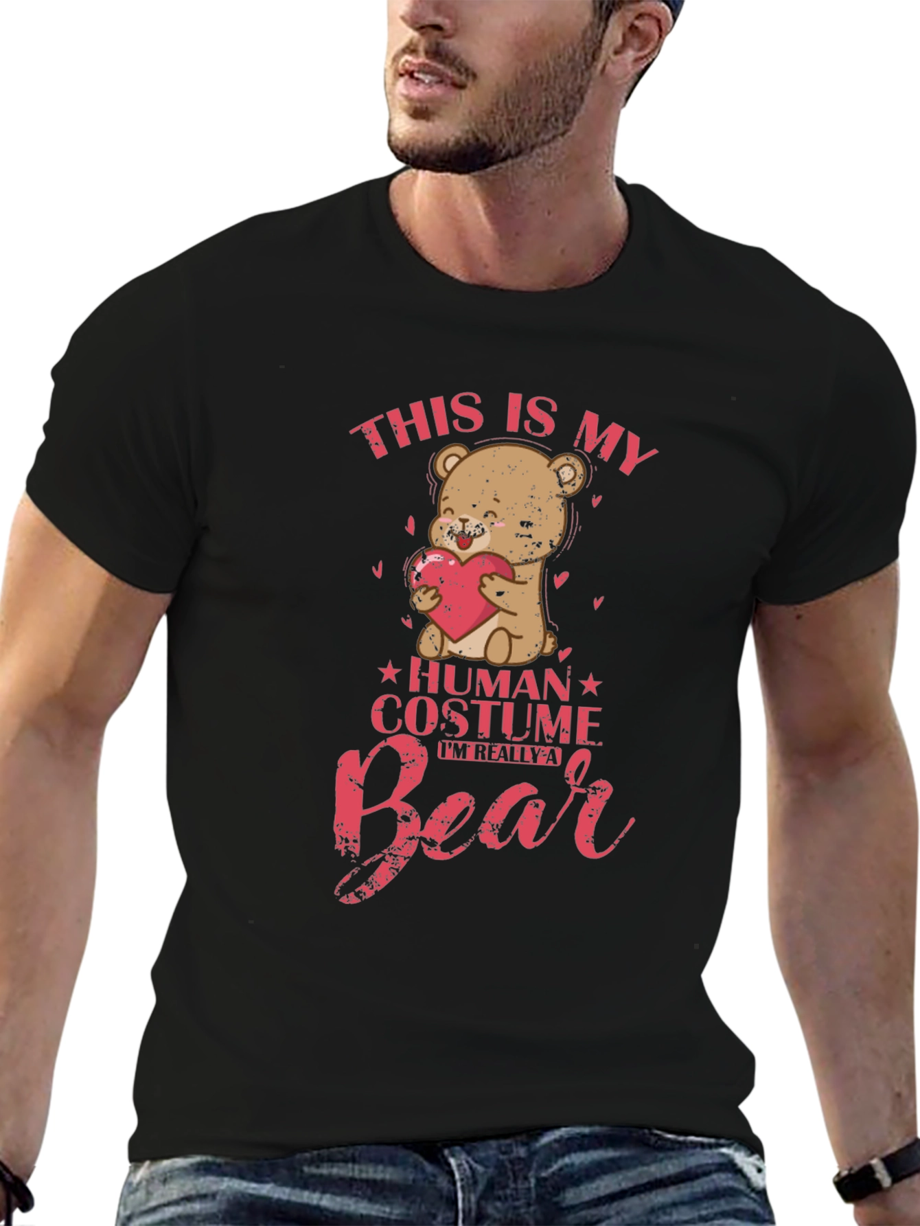 Cute Bear Human Costume T-Shirt