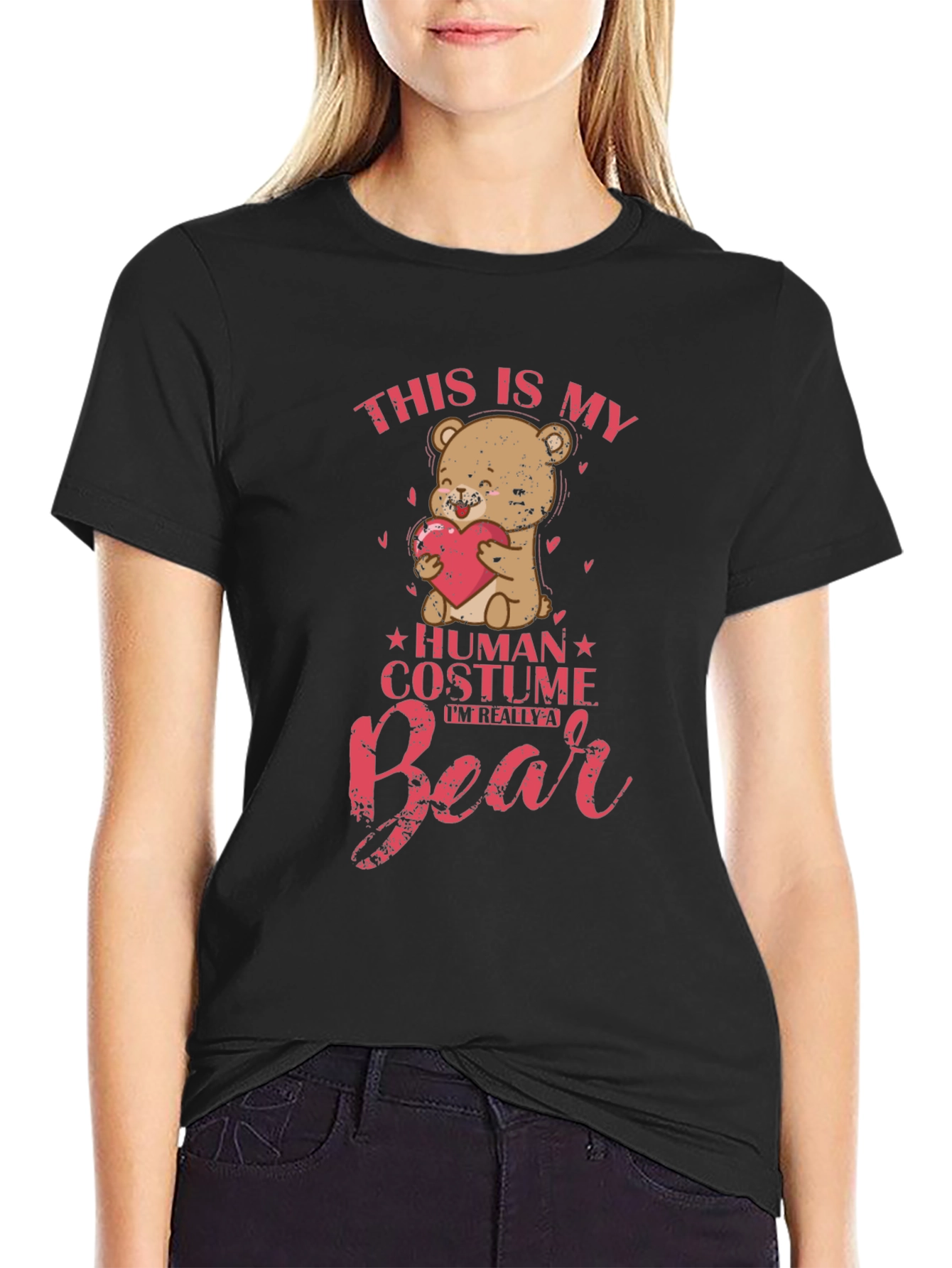 Cute Bear Human Costume T-Shirt