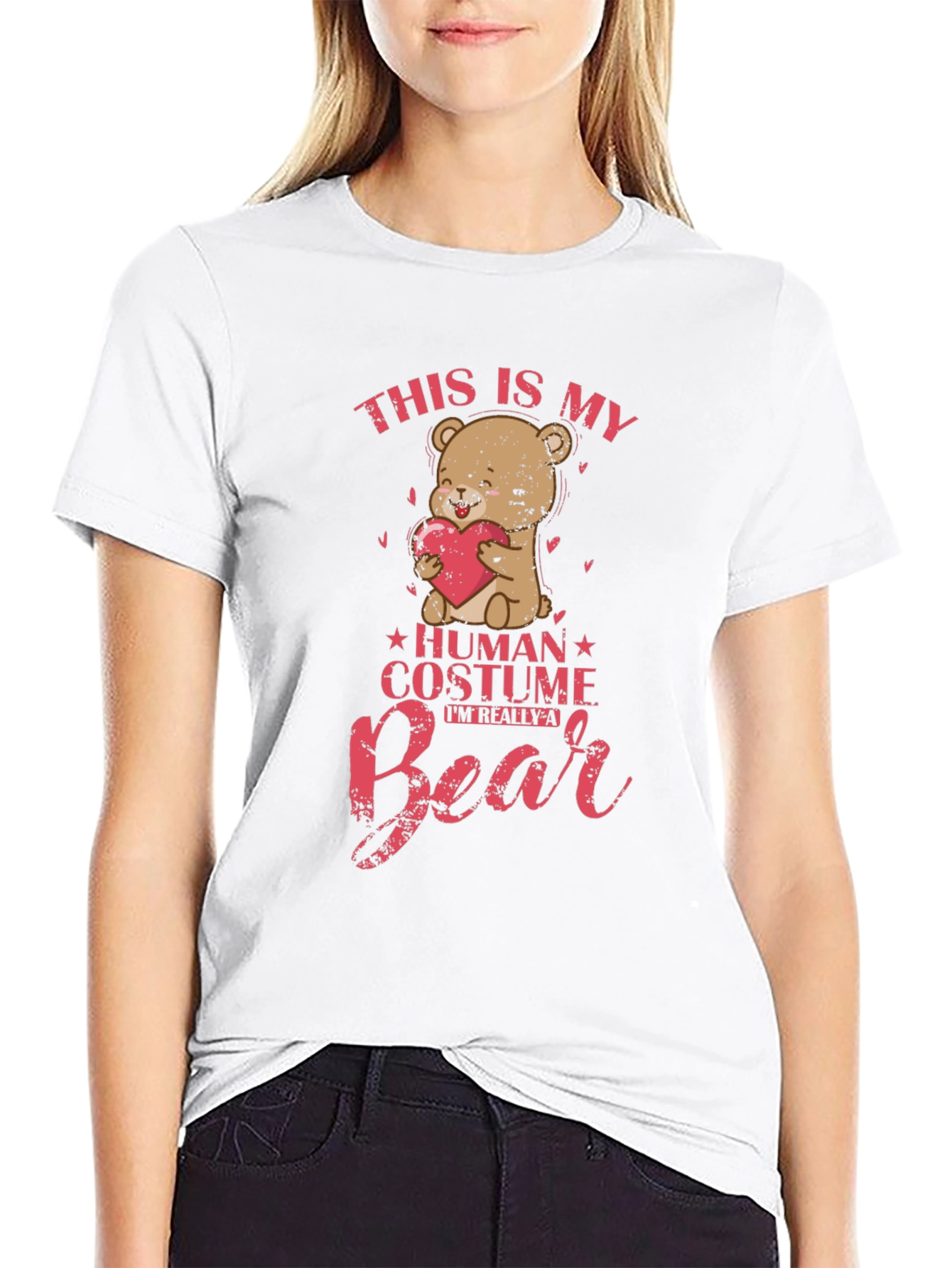 Cute Bear Human Costume T-Shirt