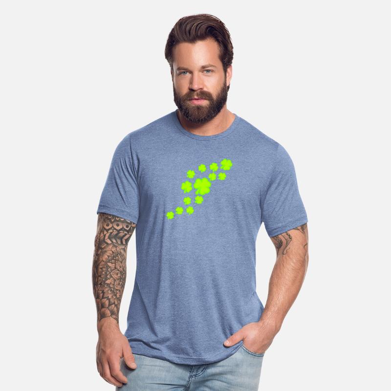 Shamrock Many Trefoil Leaves Green Pattern Cool