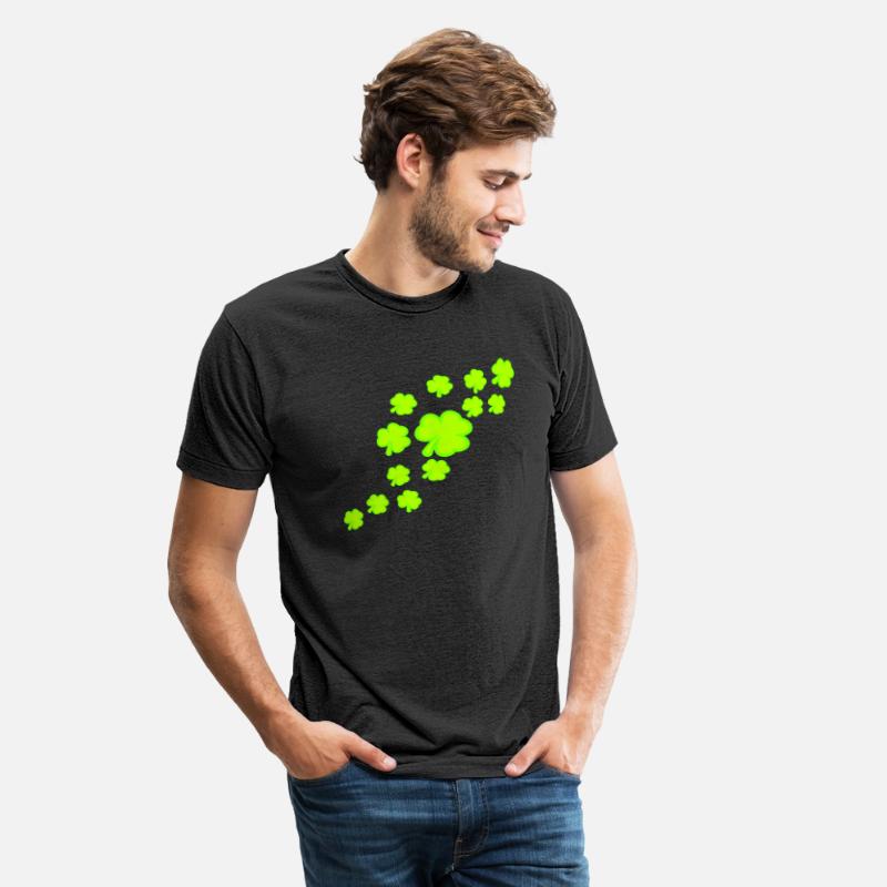 Shamrock Many Trefoil Leaves Green Pattern Cool