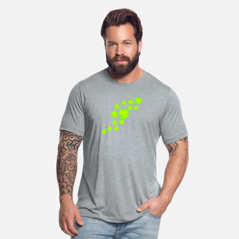Shamrock Many Trefoil Leaves Green Pattern Cool