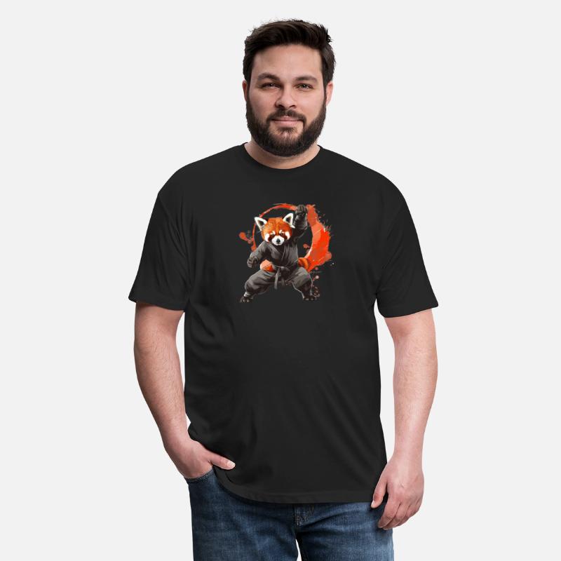 Shaolin style red panda T-shirt