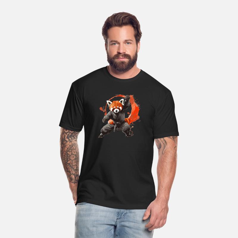 Shaolin style red panda T-shirt