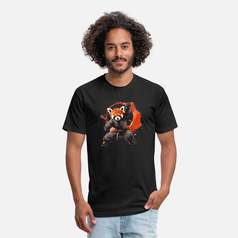 Shaolin style red panda T-shirt