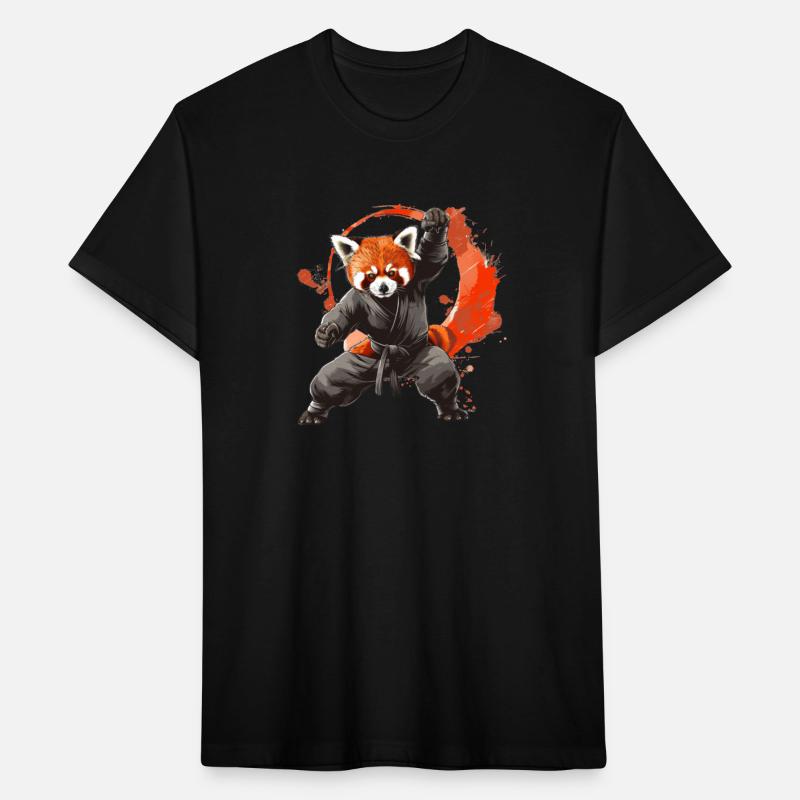 Shaolin style red panda T-shirt